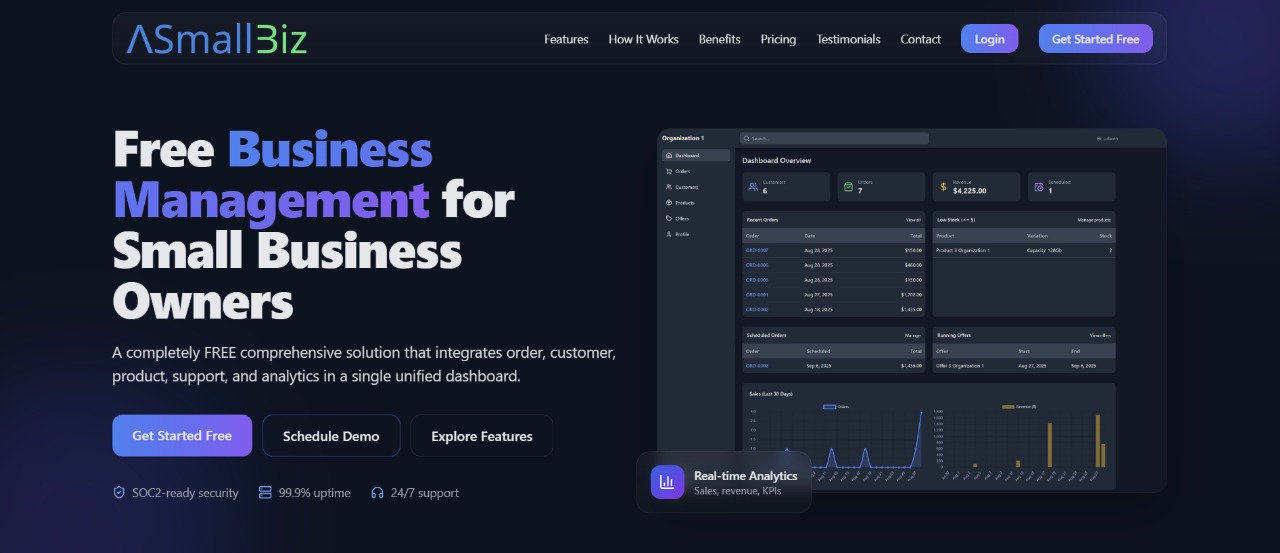 A Small Biz Platform
